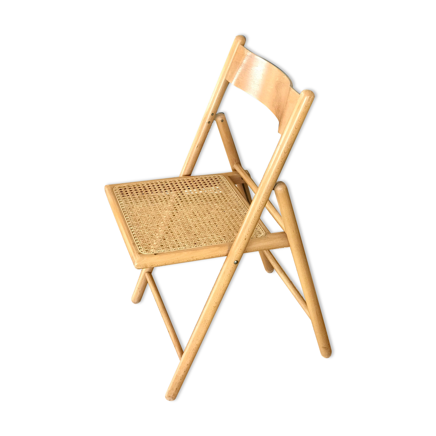 Cane folding chair