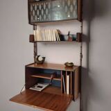Ergo wall-mounted secretary, Scandinavian vintage 1960s