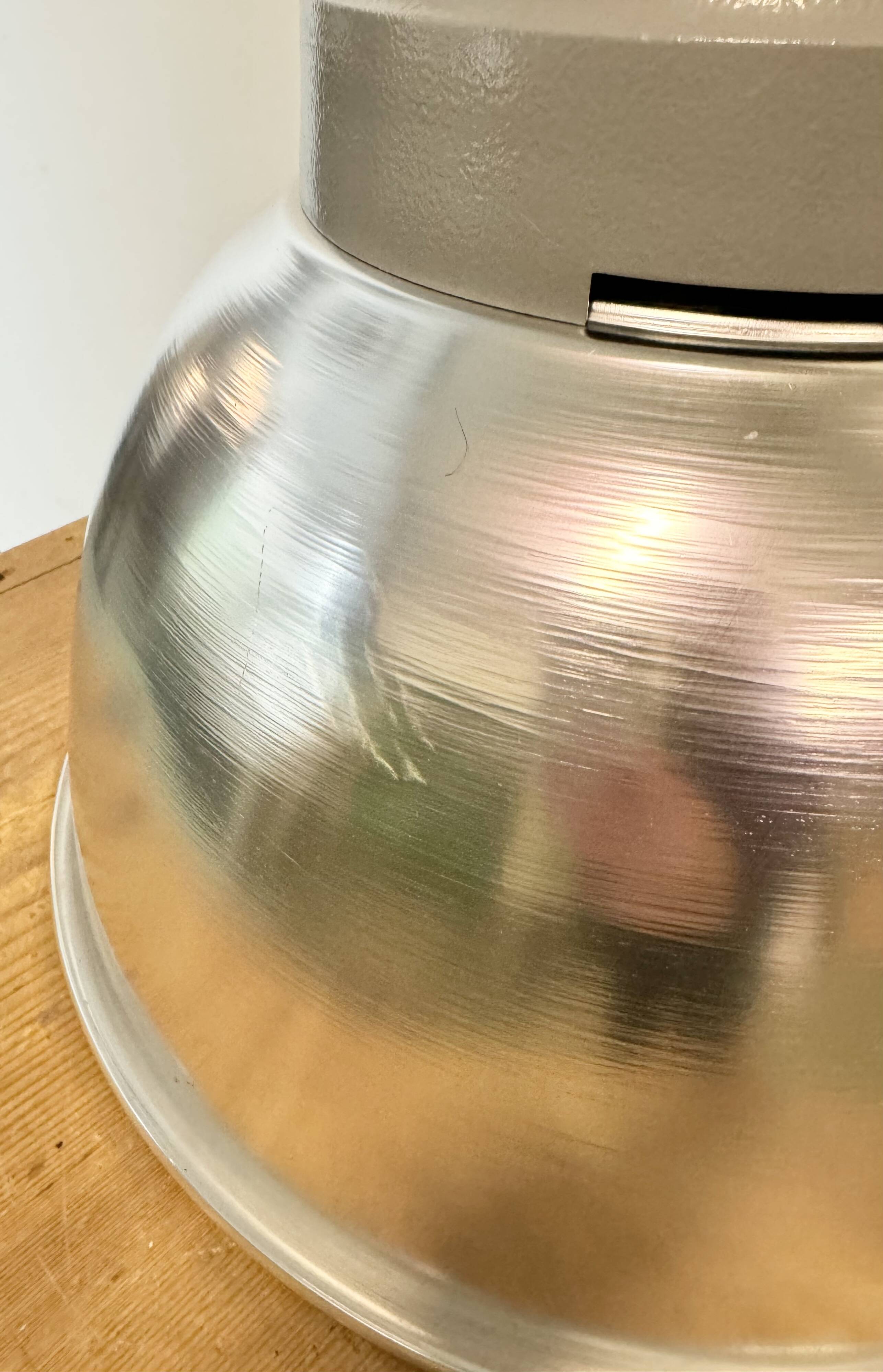 Industrial Italian Aluminium Pendant Lamp from Fael Luce, 1970s