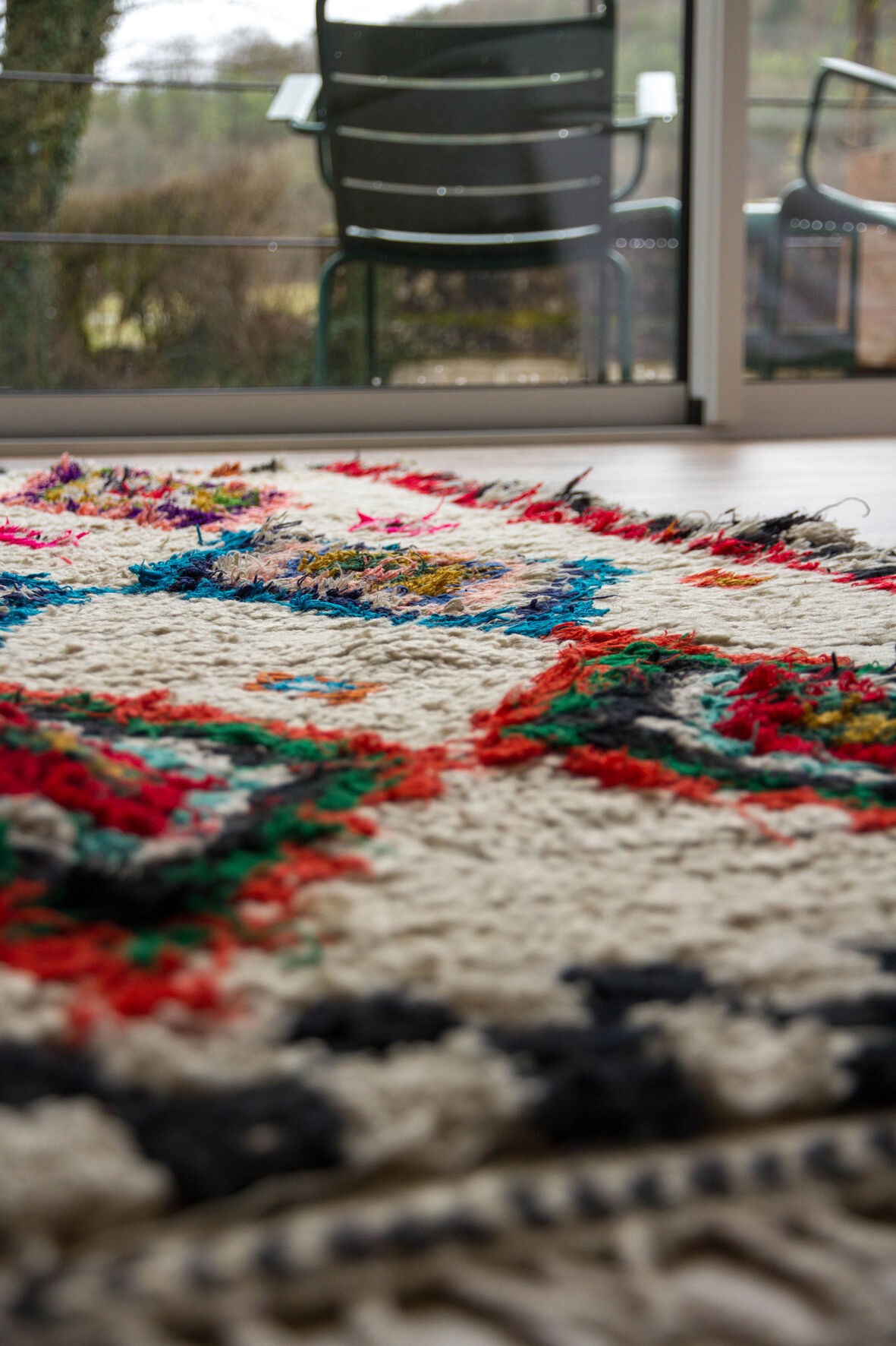 Berber ourika to rhombuses 125 x 180 cm