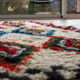 Berber ourika to rhombuses 125 x 180 cm