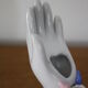 Hand-made vintage ceramic baguier