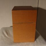 Compartmentalized wooden plug box