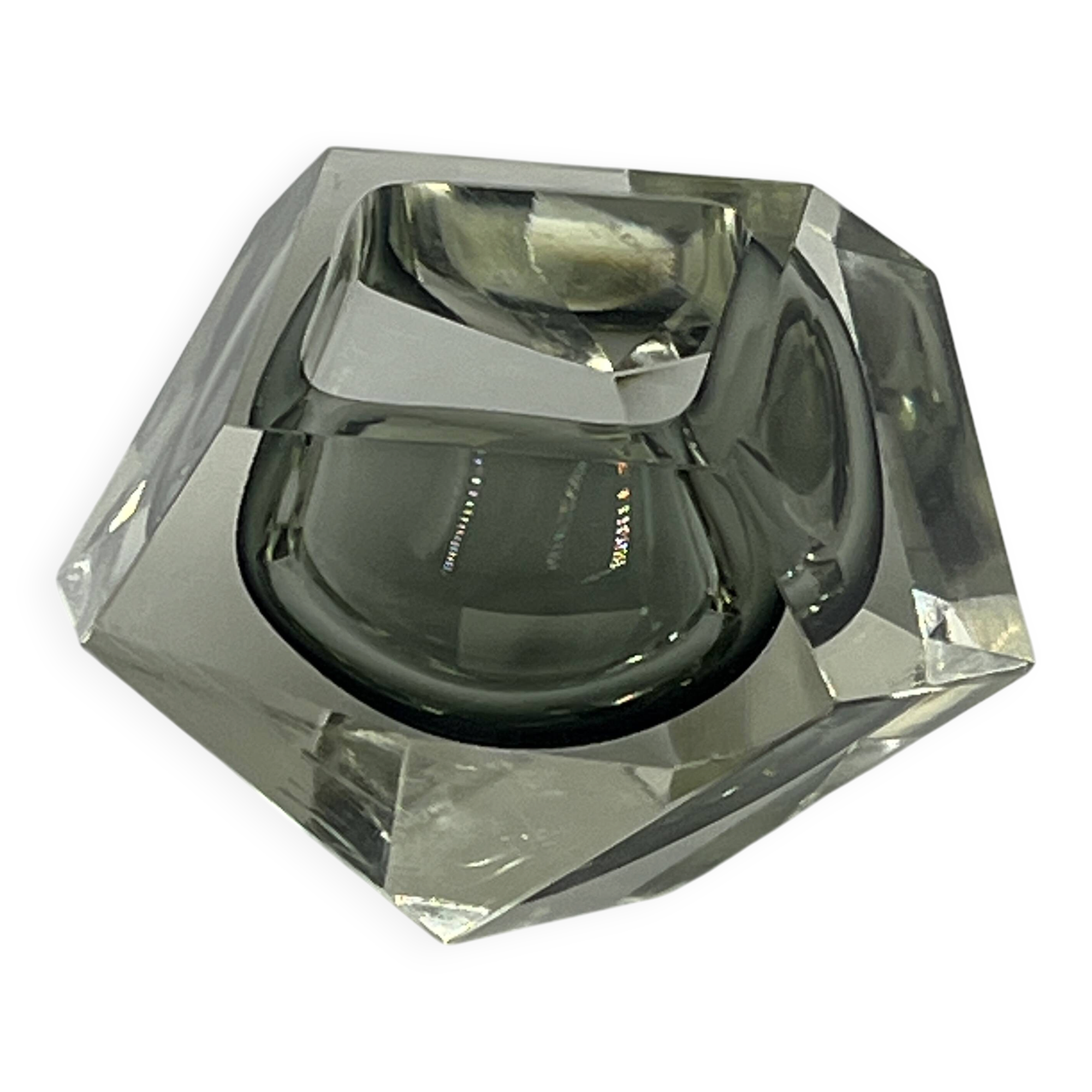 Diamond Ashtray Murano Flavio Poli