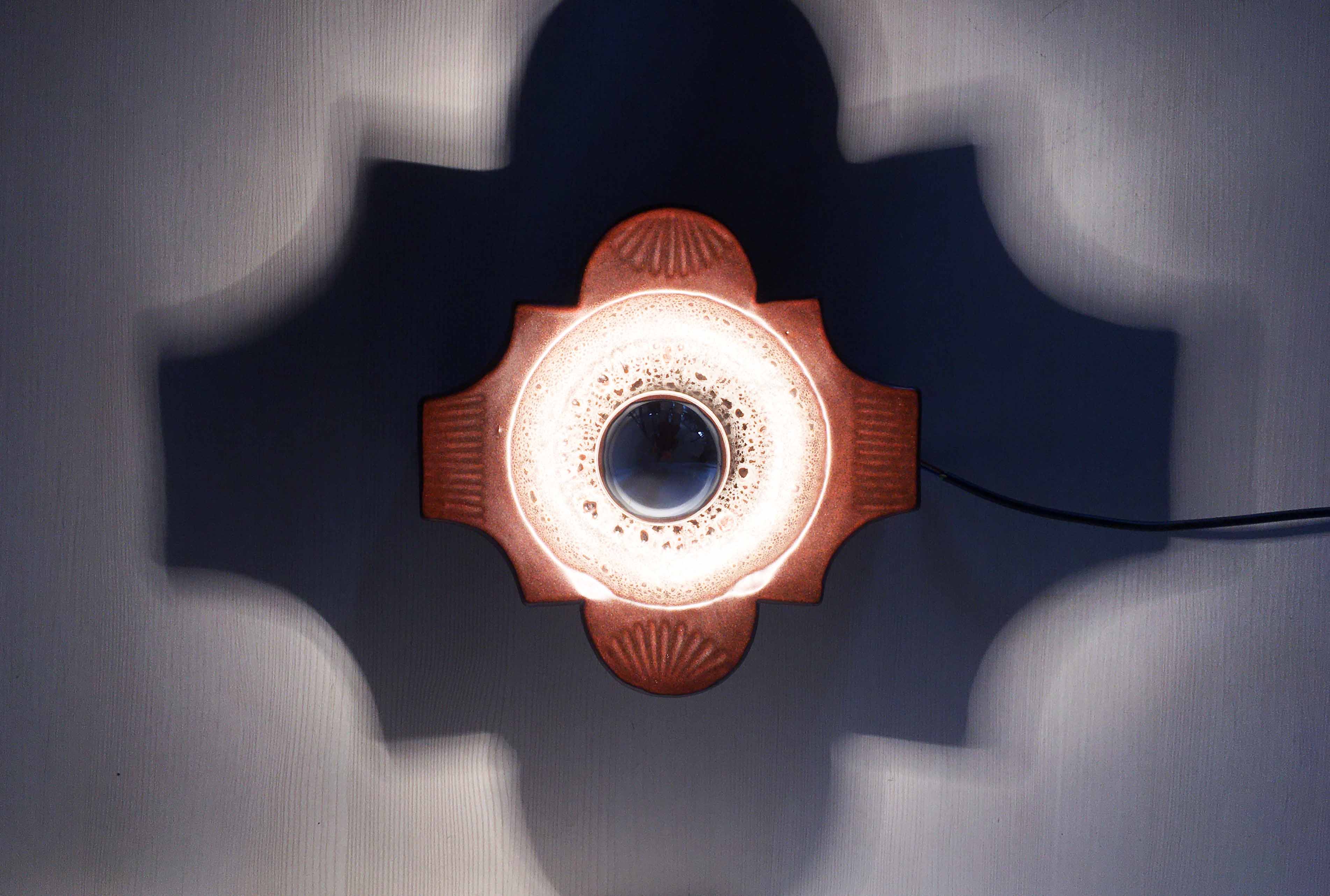 Ceramic wall lamp Hustadt Leuchten