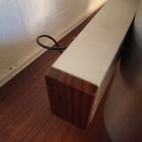 Wall lamp vintage double steel brush style space age