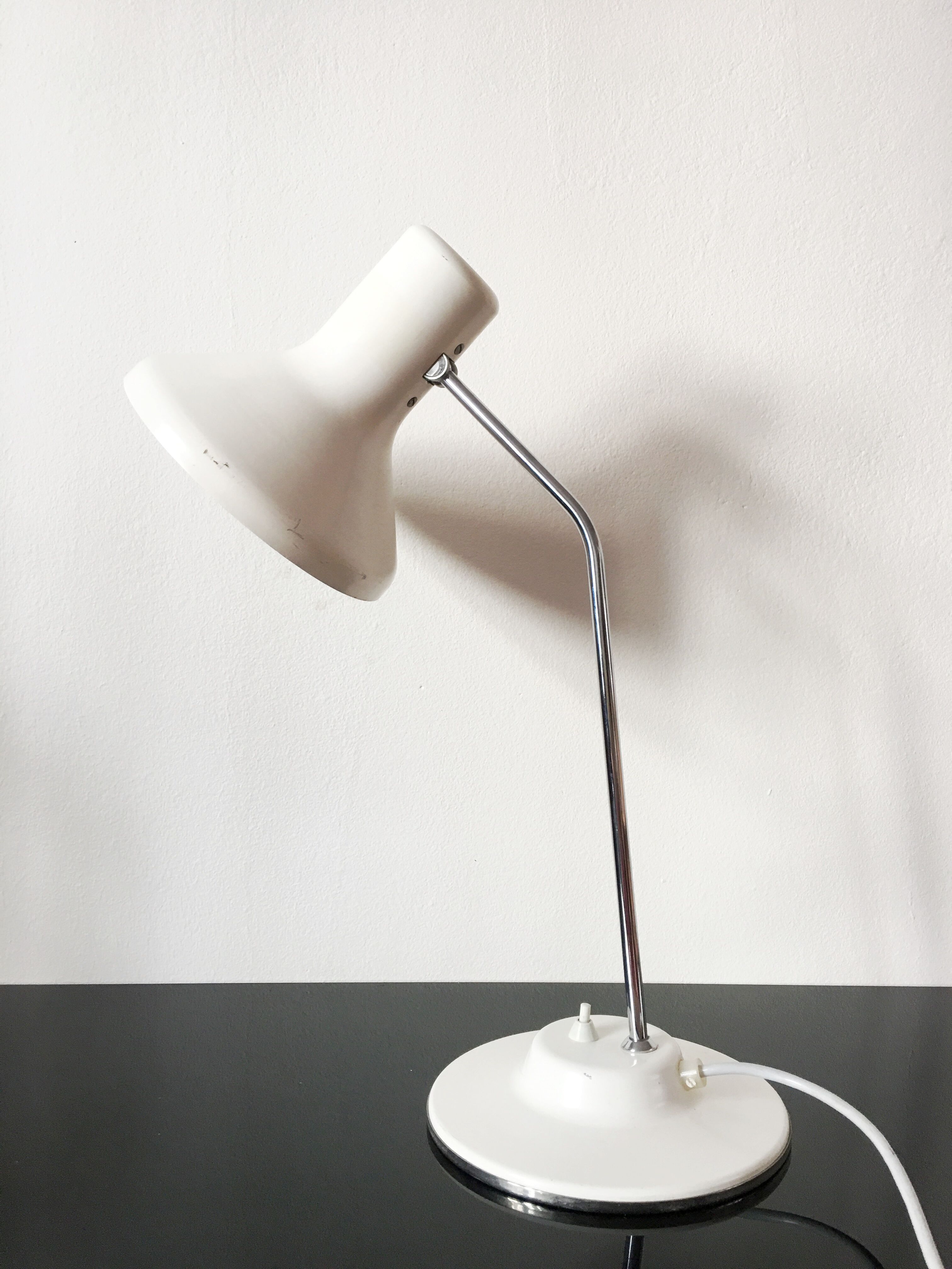 White Table Lamp for Napako - 1960s