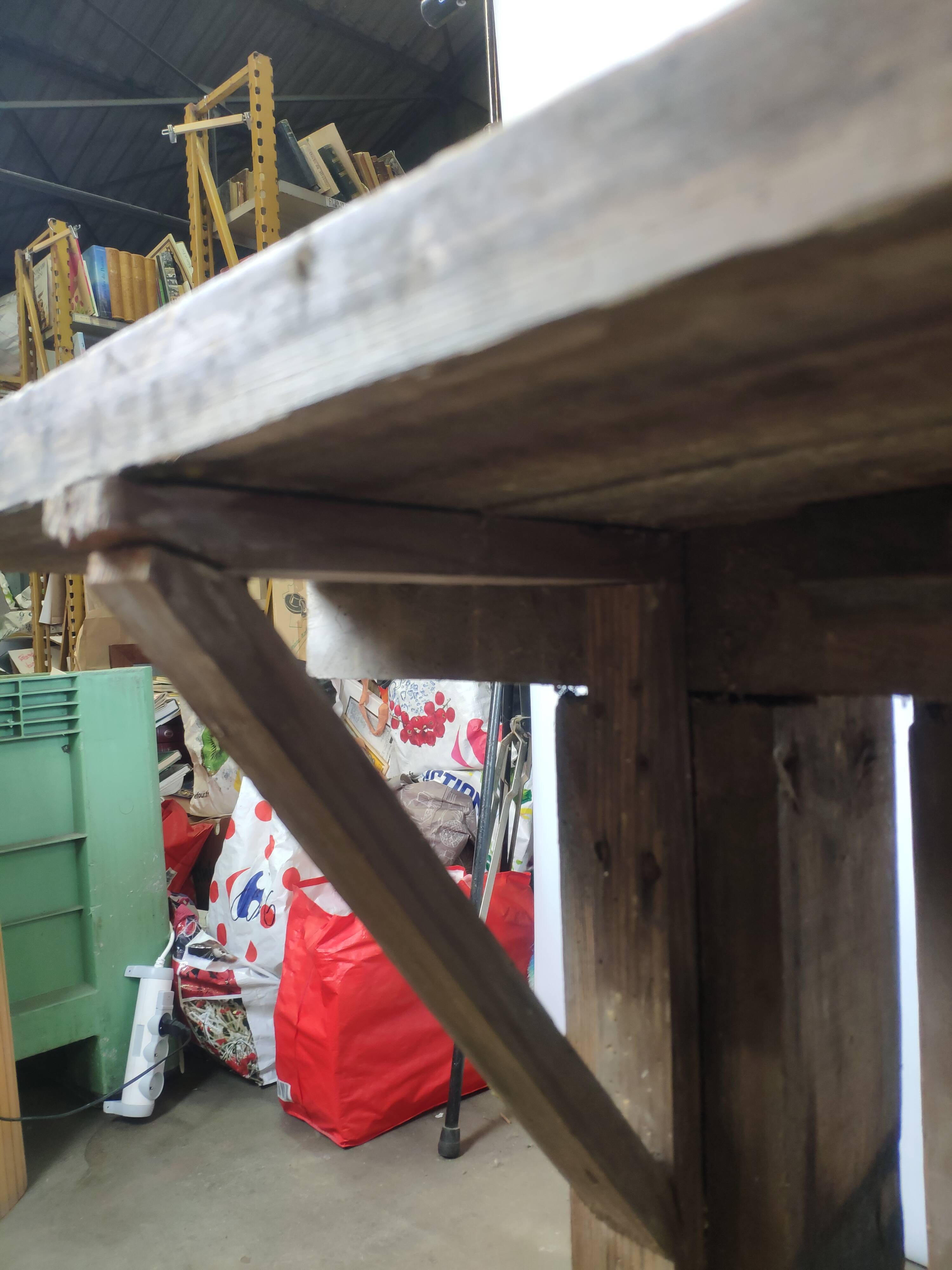 Etabli ancien en bois