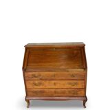 Antique Italian secrétaire in solid walnut, 1920s/1930s.