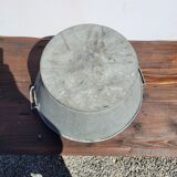zinc basin 48cms in diameter