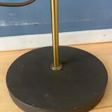 Vintage brass floor lamp with adjustable spot
