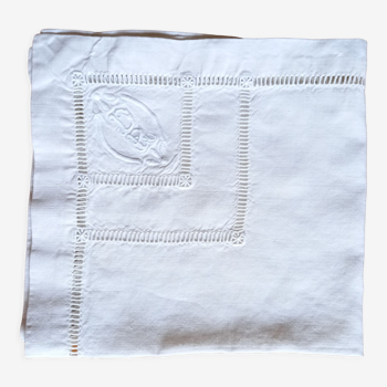 DR monogrammed embroidered napkin
