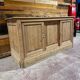 Old haberdashery counter in pitch pine - Restored & Sandblasted