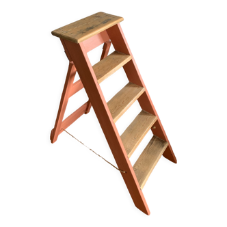 Vintage wooden stepladder