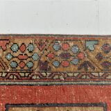 Red & Yellow Turkish Vintage Rug, 109x193Cm