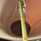 Grande lampe signée L. Drummer – céramique verte effet marbre