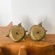 Pair of brass candlesticks