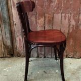 Turned wood bistro chair