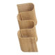rattan wave wall-mounted magazine holder