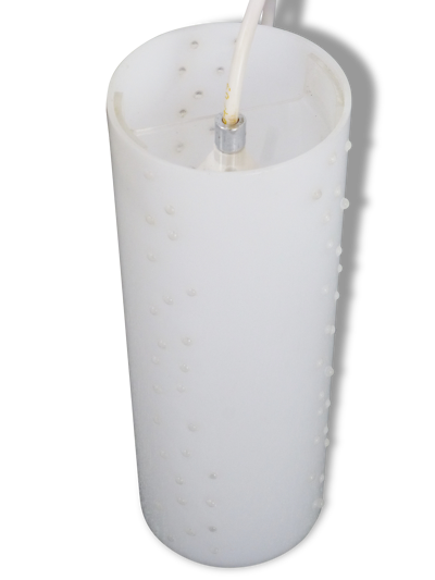 Lampe suspension en plexiglas années 70 vintage space age 70's seventies