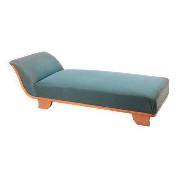 Méridienne Art Déco en hêtre, années 1920