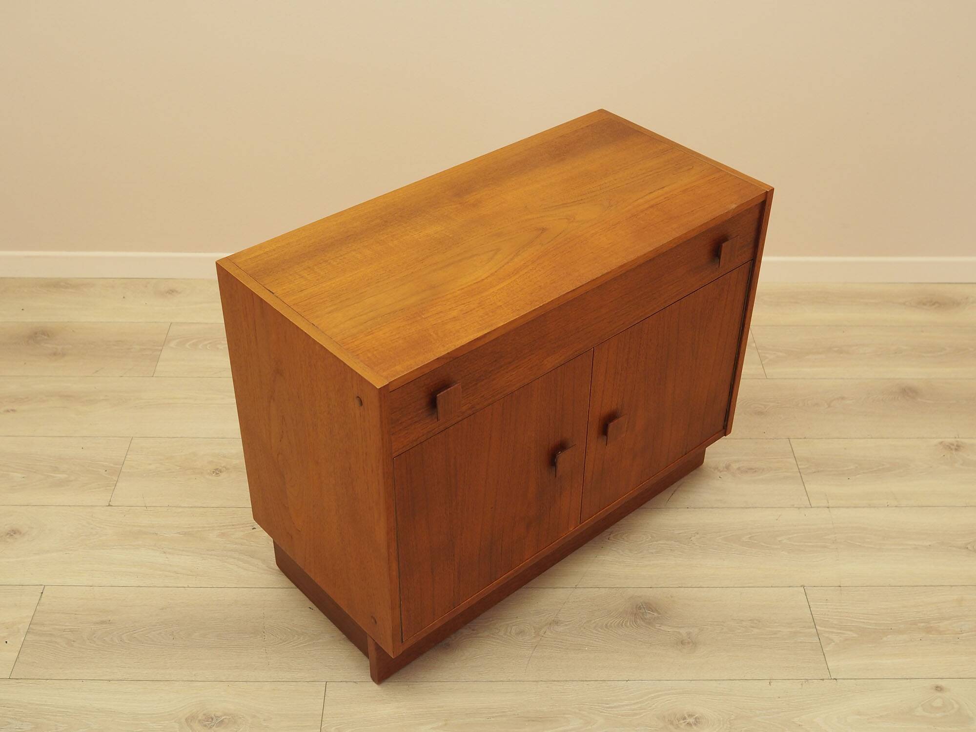 Danish Veneered Cabinet with Drawer, 1960s