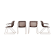 Set de 4 chaises Penelope de Charles Pollock pour Castelli