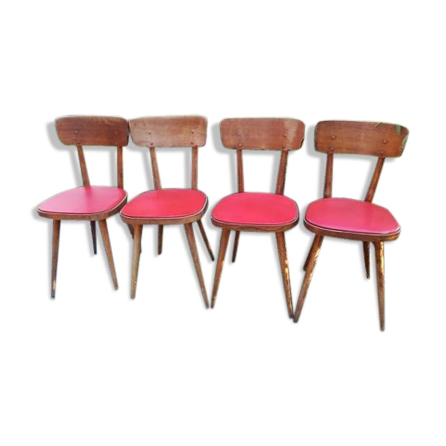 Ensemble de 4 chaises bistrot Baumann