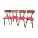 Ensemble de 4 chaises bistrot Baumann