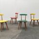 Children's table and chair set by Karla Drabsch for Kleid & Raum, 1950s, set of 5.
