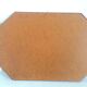 Hexagonal wooden mirror, 1950 70x49cm