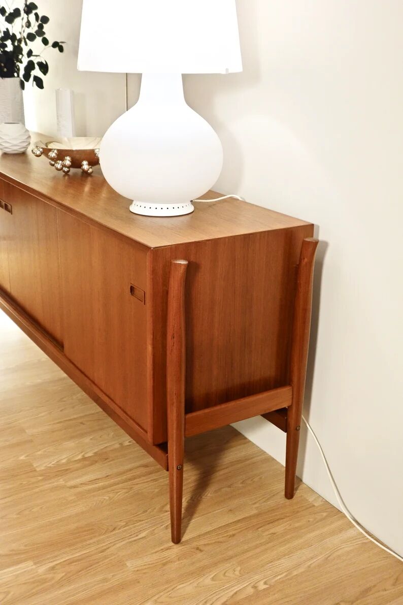 Scandinavian teak sideboard attributed to Finn Juhl, Denmark 1960s