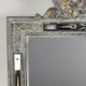 Large Venetian Swan Mirror, 19th Century Murano Glass, Beveled 133