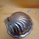 Beurrier Coquillage inox et verre