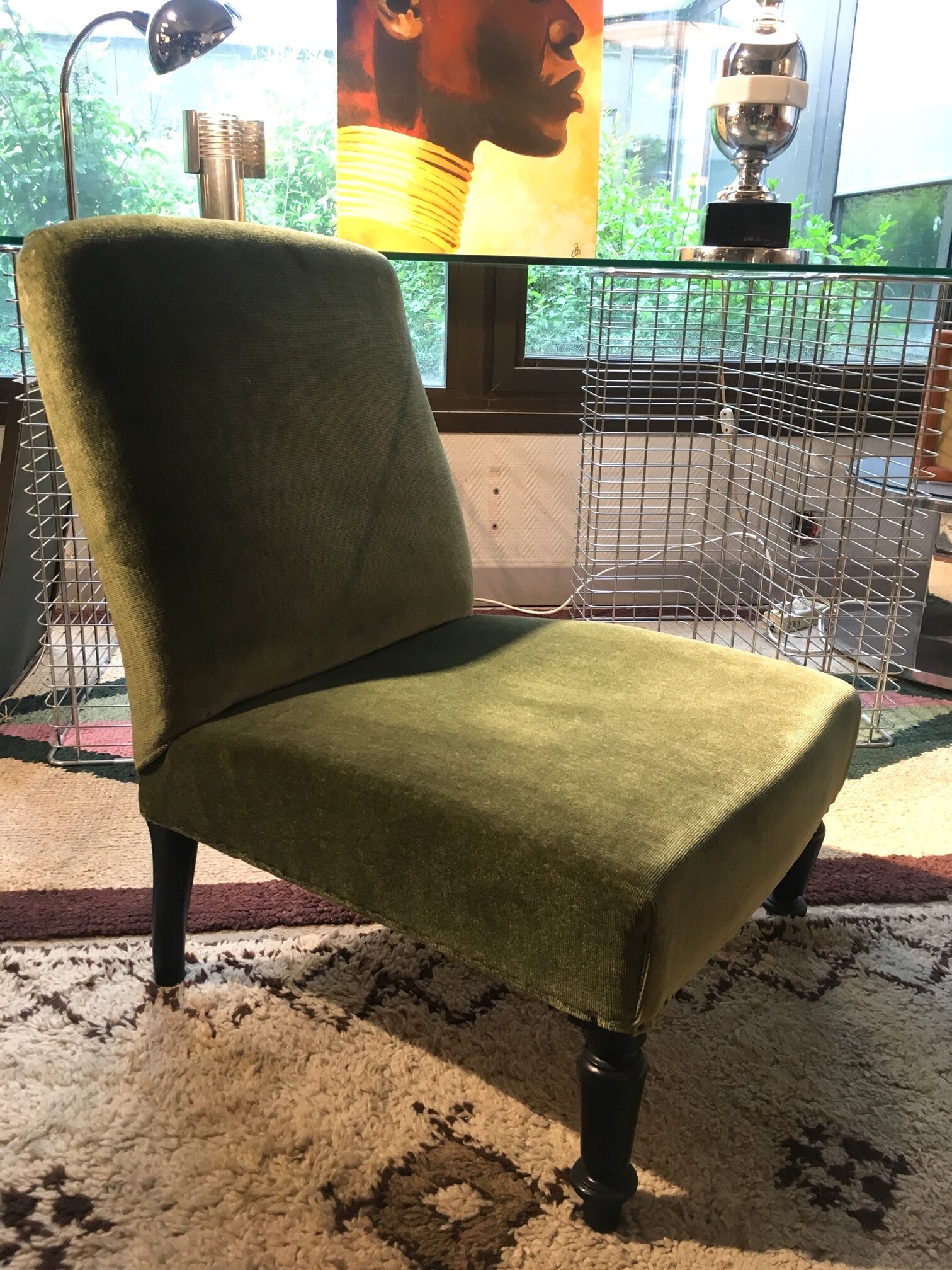 Pair of Napoleon lll armchairs