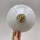 Vintage white opaline pendant light