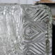 Square ceiling light, thick old glass, vintage