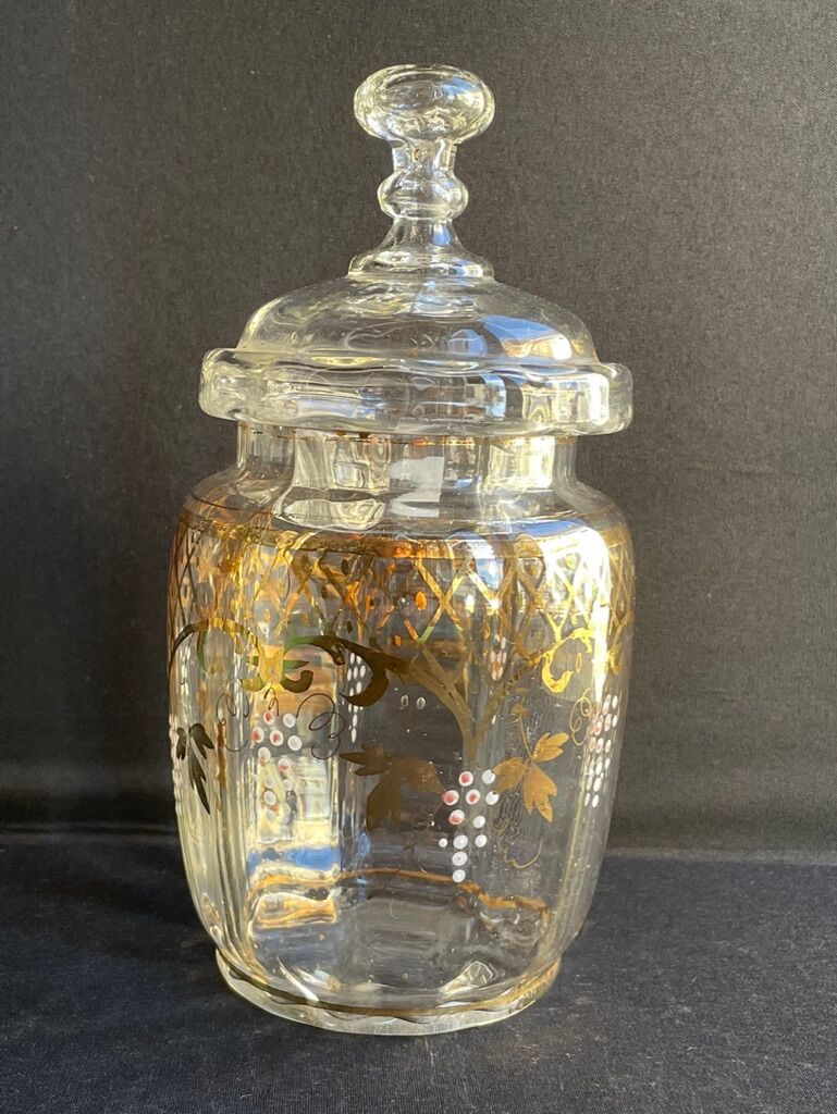 Covered pot called biscuitier