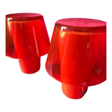 Pair of designer lamps Helena Svensson Ikea vintage