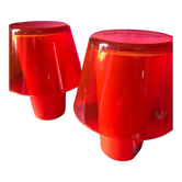 Pair of designer lamps Helena Svensson Ikea vintage