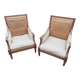 Paire de fauteuils anciens style louis xvi