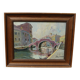 Painting by Paul Jouvet, Venice bridge