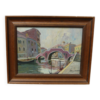 Tableau de Paul Jouvet, pont de Venise