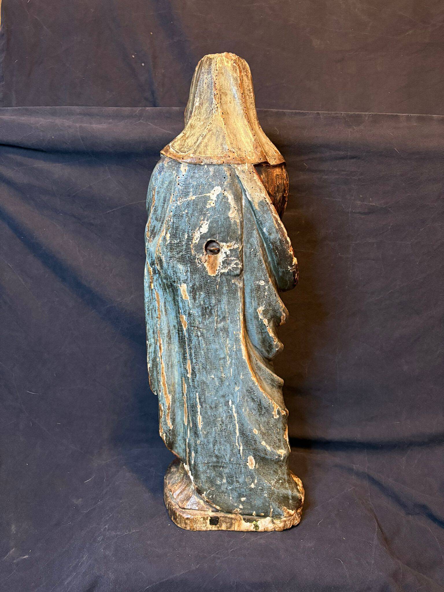 Polychrome saint from the 16th century