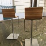 Designated Bar Stool in Zebrano