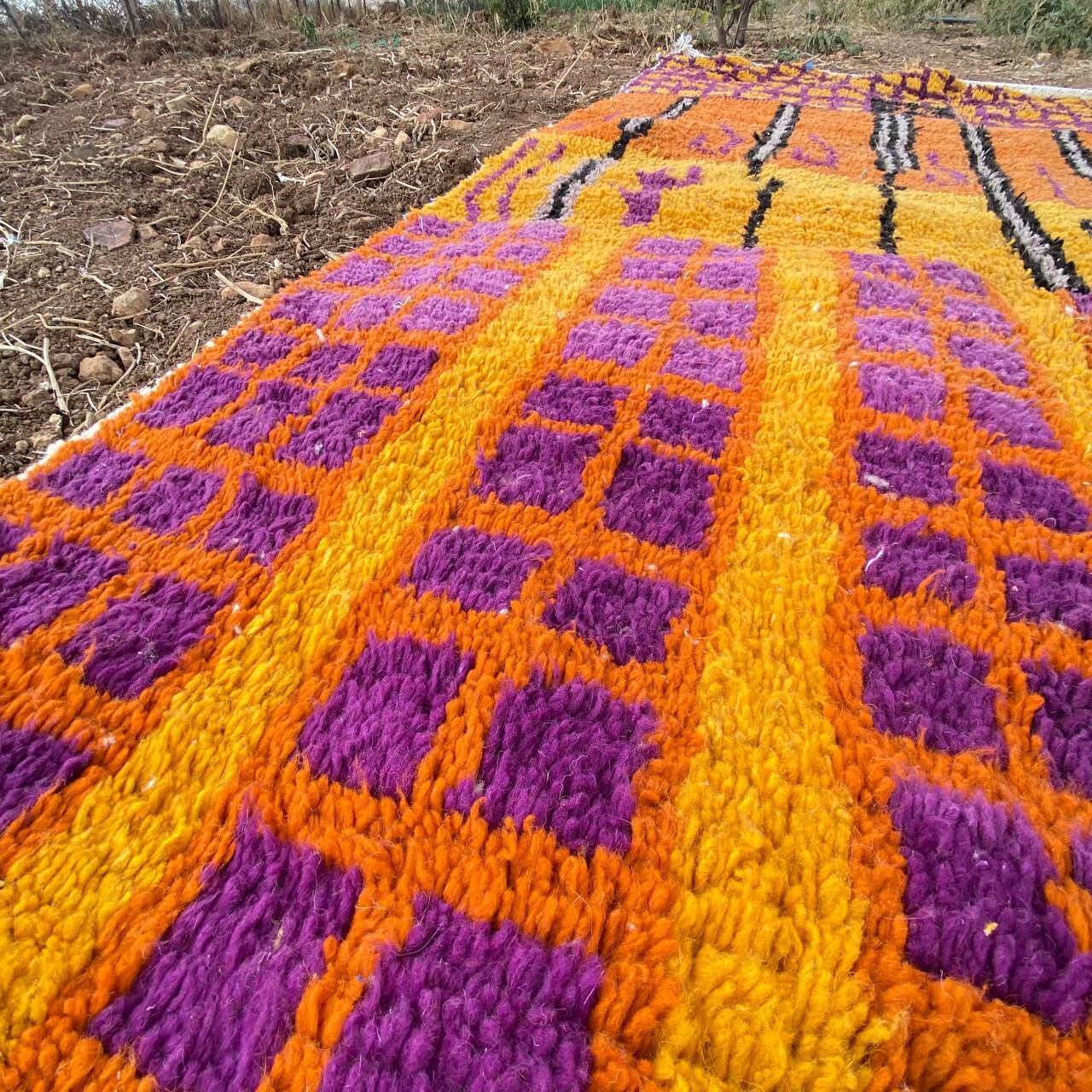 Boujaad Berber Handmade Rug – Authentic Moroccan Wool Carpet