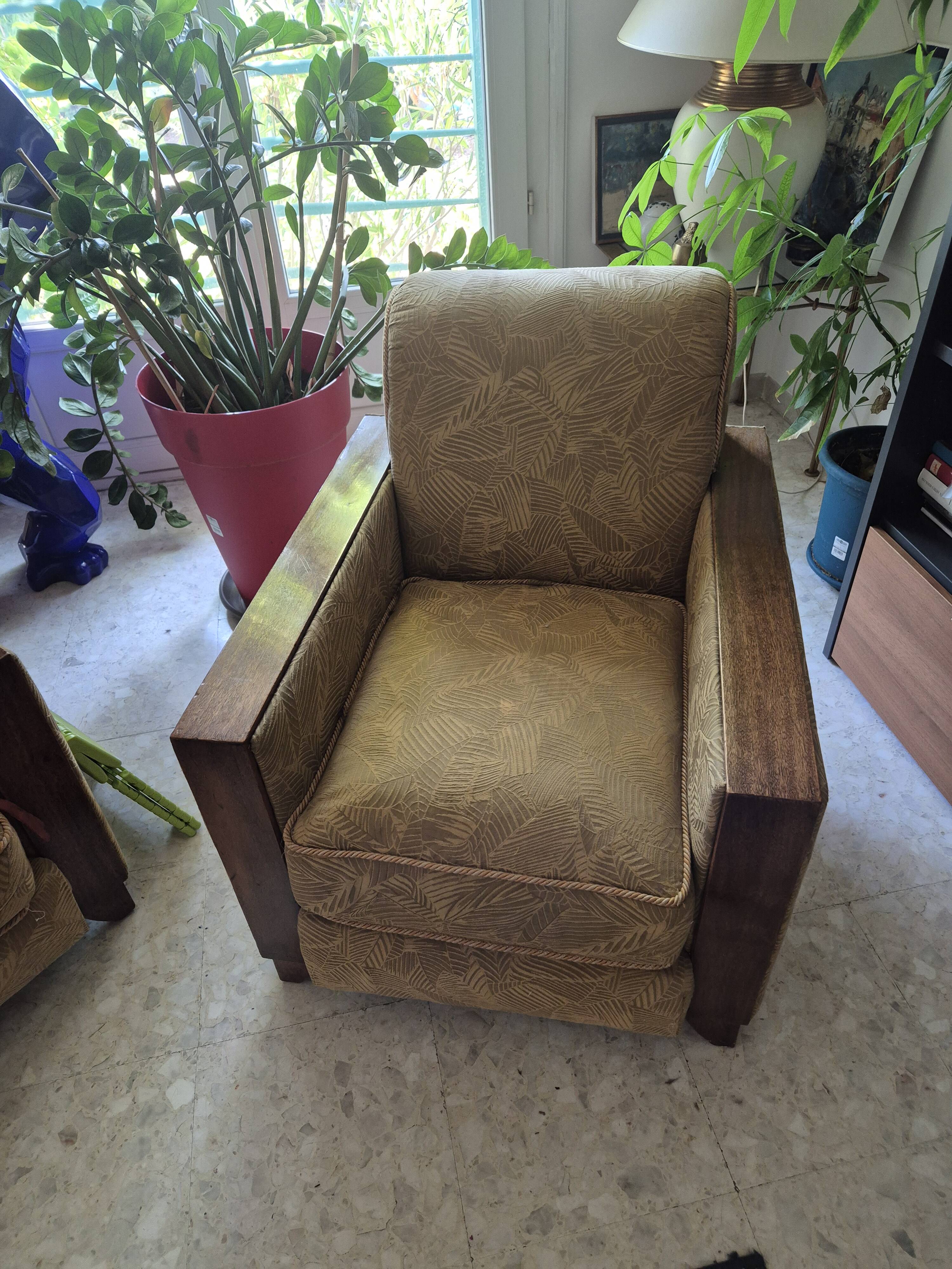 Art Deco armchairs
