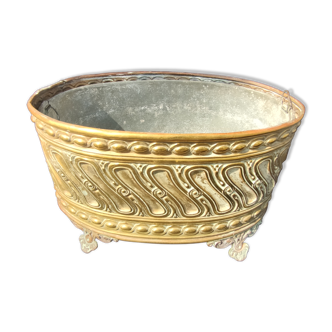 Brass planter/19th century