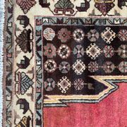 Ancient Persian mazlaghan carpet 126x198 cm