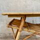 Vintage rattan coffee table